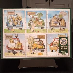 Cobble Hill Farmer's Market Trucks 1000-Piece Puzzle